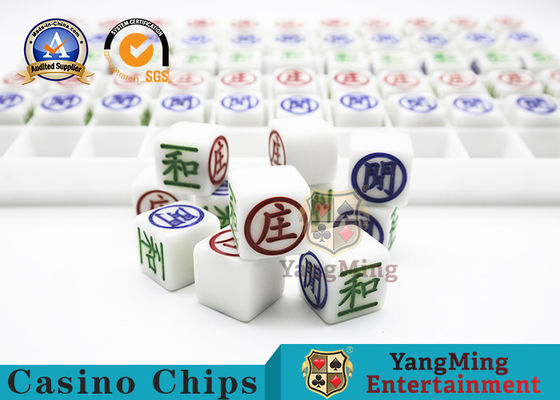 Chất lượng Khắc Phông chữ Sáng Trò chơi đánh bạc Baccarat Rồng Hổ Bộ giọt sương Khung miễn phí Hạt nhựa trắng Acrylic nhà máy
