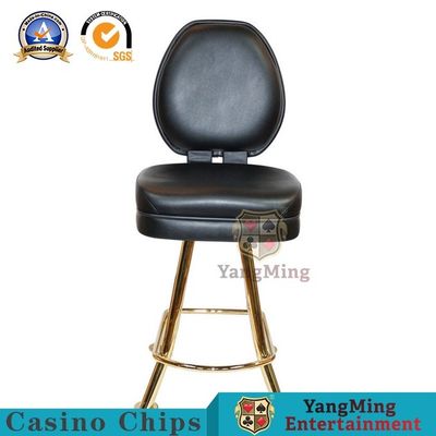 Luxury Gambling Titanium High Leg Rotating Bar Chair 56cm Backrest