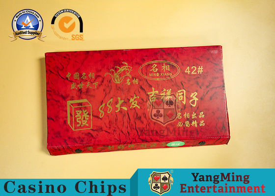 Kualitas Aksesori Permainan Papan Kasino Teka-teki Melamin Hiburan Pai Gow Push Cone pabrik
