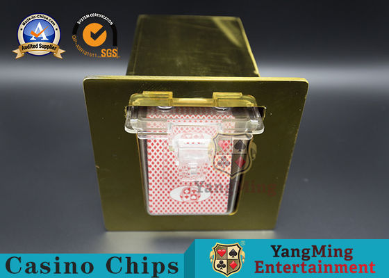 Quality 1kg Playing Card Box Electroplated Titanium Golden Stainless Steel factory