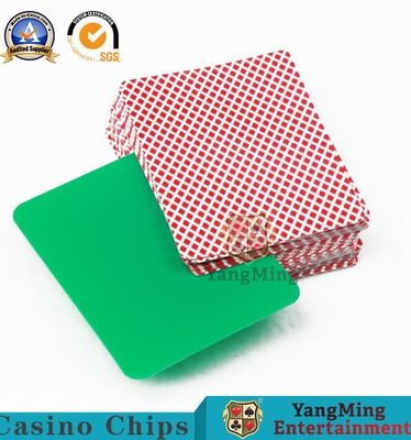 الجودة بقعة لون ماء بولي كلوريد الفينيل بطاقة قطعة بوكر الجدول 90x65mm مصنع