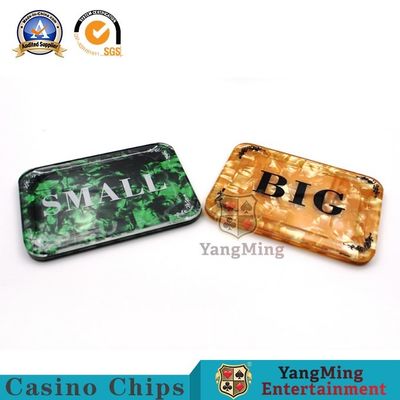 Quality Customized Casino Game Accessories Square Banker Acrylic Blind Cards factory