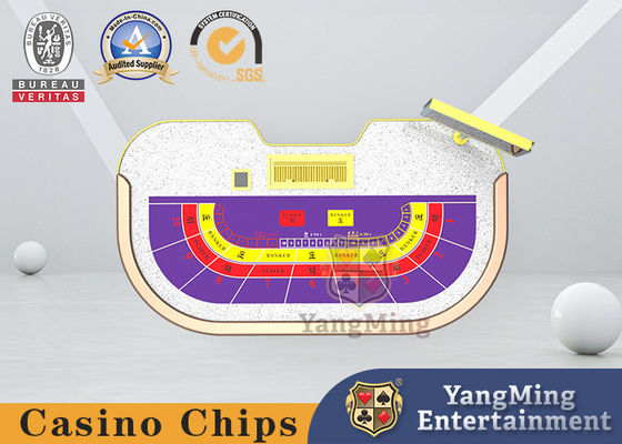Qualità Tovaglia ignifuga di cuoio della Tabella di gioco del poker del casinò del corrimano dell'unità di elaborazione fabbrica