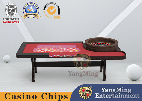 Roulette fireproof board Turntable Poker Chip Table with thickened sponge