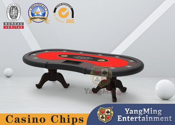 Kwaliteit Dik gemaakte Spons Tiger Leg Casino Poker Table voor Texas Clubhouse Club fabriek