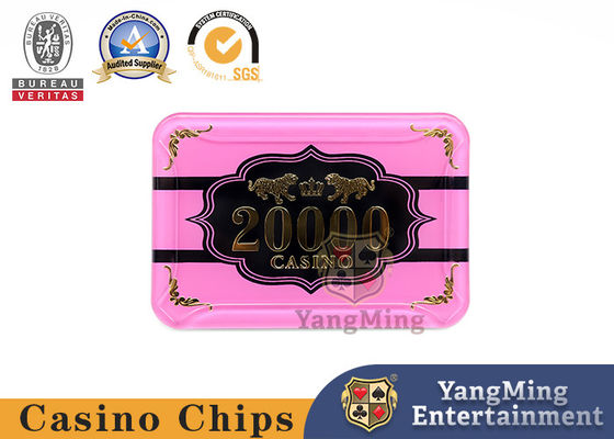 Qualidade Pôquer Chips Anti Counterfeiting do casino de Crystal Acrylic Hot Stamping fábrica