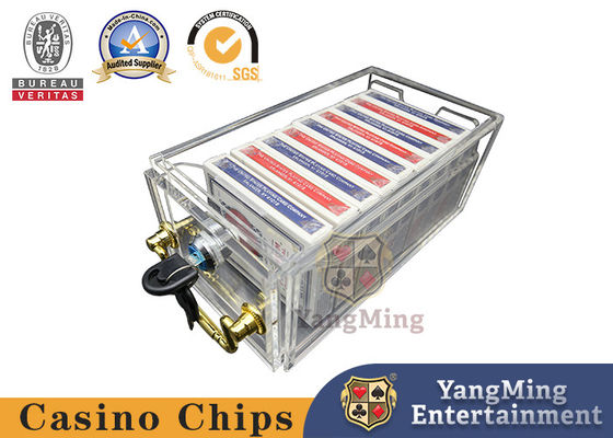 Kwaliteit De transparante Dikke Acryl8pairs-Pook verwerpt Afsluitbare Houder fabriek