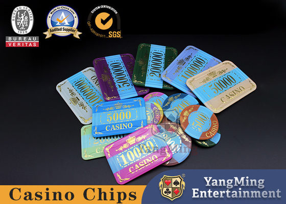 15g  weight High Temperature Bronzing Luxury Bulk Poker Chips