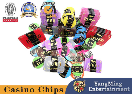 Quality Three Layer Acrylic Anti Counterfeiting RFID Casino Chips factory