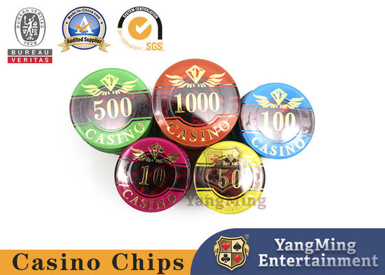 Calidad Póker de cerámica Chip Set del casino del casino de Macao de la novedad de 13,5 gramos fábrica