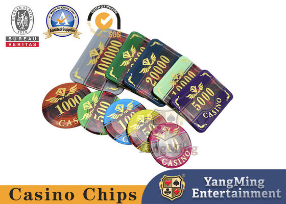 Calidad Póker de cerámica Chip Set del casino del casino de Macao de la novedad de 13,5 gramos fábrica