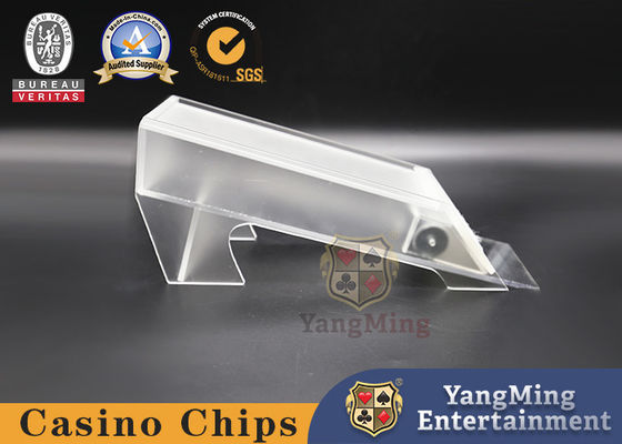 Qualität Brandneue dicke Acryl-Matte 8-Paar-Poker-Händler Hersteller kundenspezifisch gefertigte Sohle Kartenhändler Shuffler Stiefel Fabrik