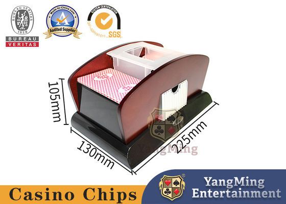 Qualità Nuovo di zecca 2 set di carte da gioco in legno Poker divertimento monouso batterie shuffler fabbrica