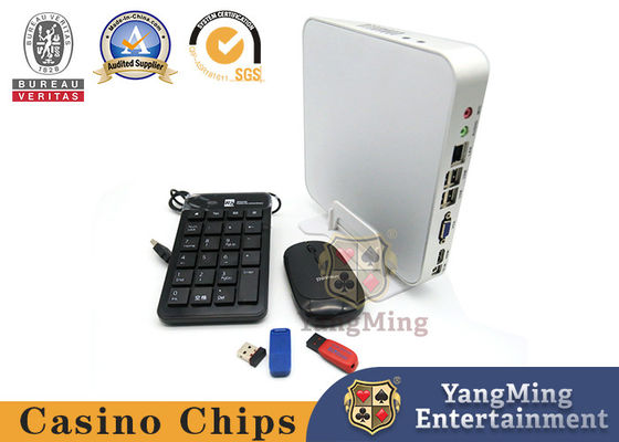 Quality Casino Specific Baccarat Software Host Aluminum Alloy Silver Poker Table Game System Computer factory