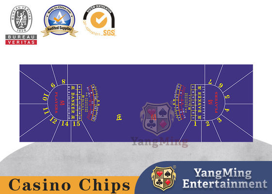 Environmentally Friendly 15 People Semicircle Casino Table Layout