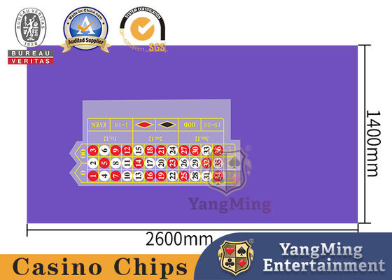 गुणवत्ता अनुकूलित रूले टेबल टेबलक्लोथ, कैसीनो पोकर टेबल गेम लेआउट डिजाइन कारखाना