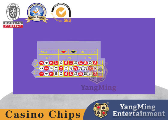 गुणवत्ता अनुकूलित रूले टेबल टेबलक्लोथ, कैसीनो पोकर टेबल गेम लेआउट डिजाइन कारखाना