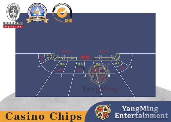 Kualitas SGS Baccarat Super Niuniu Casino Table Layout bahan sentuhan lembut pabrik