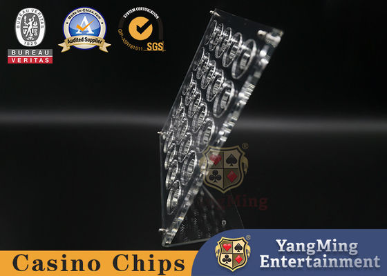 Qualidade Pôquer Chip Rack Holder do suporte de exposição da moeda do desafio da prateleira de 5 fileiras fábrica