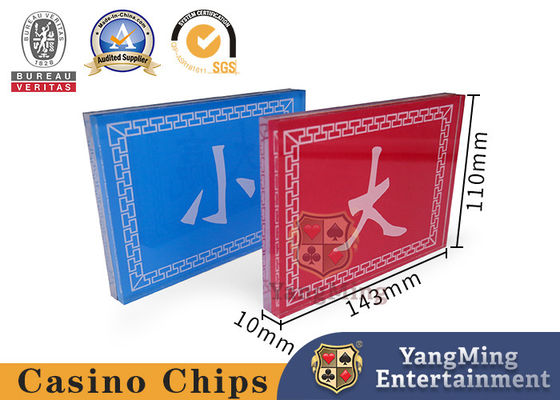 Calidad Botón plástico del distribuidor autorizado del póker de Card Baccarat Sic BO del banquero del casino fábrica