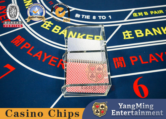 Qualidade Suporte de jogo acrílico do descarte do casino do pôquer do jogo de Niuniu da tabela fábrica