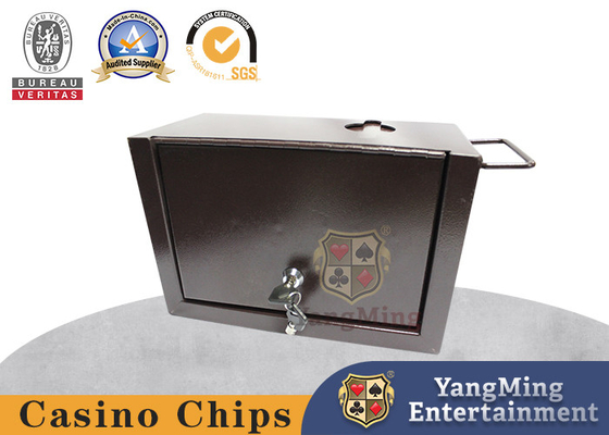 Full Metal Iron Custom Poker Entertainment Game Table Accessories Tip Coin Coin Box
