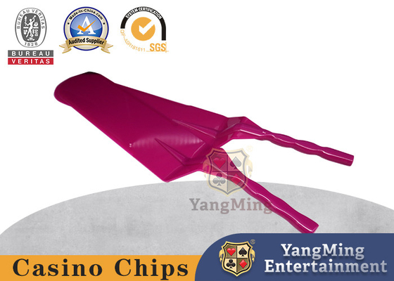 High Quality Rose Red ABS Plastic Poker Table Game Table Top Free Card Pass Shovel