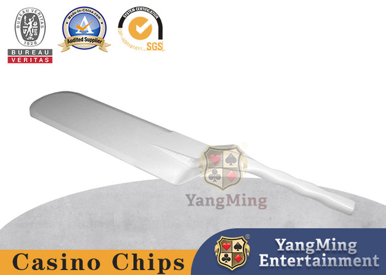 Industrial-Grade Ivory Handle Poker Card Chips Coin Gaming Table Table Free Card Free Chip Shovel
