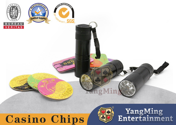 Handheld Blacklight Flashlight 395nm Mini Light Torch Detector For Poker Chips Batteries Not Included