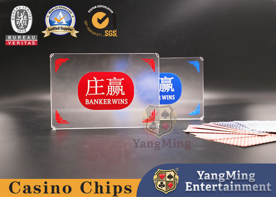 Calidad Grueso del marcador 8m m del crédito del casino de los accesorios de la tabla de juego del bacará fábrica