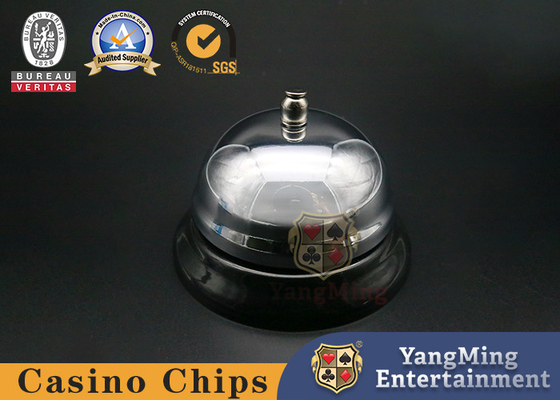 Big Call Bells, 3.38 Inch Diameter, Chrome Finish, All-Metal Construction, Desk Bell Service Bell for Hotels