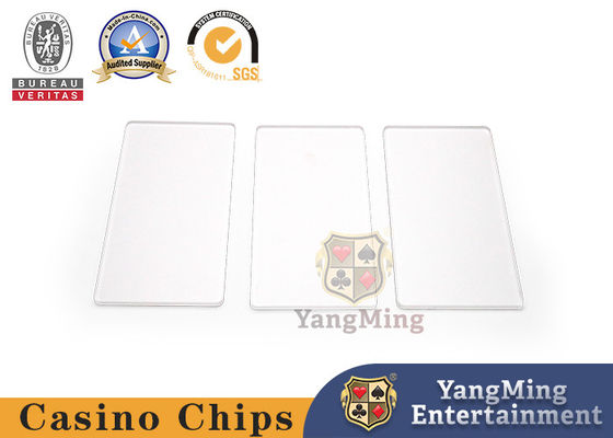Quality Texas Black Jack Club Customized Acrylic Translucent Matte Playing Card Pressing Board factory