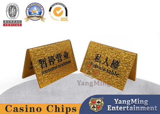 الجودة تصميم مخصص الاكريليك الشفاف غرفة VIP الترفيه طاولة البوكر الجدول رقم لوحة مصنع