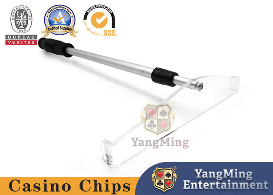 Jakość Metalowe żetony do pokera Rake Rod Teleskopowy pręt 70cm Casino Poker Game fabryka