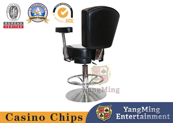 Calidad Silla rotatoria de acero inoxidable de la barra de hotel del chasis del cuero artificial fábrica