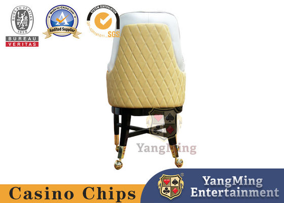 Jakość Dostosowane krzesło gracza Baccarat Texas Pulley Casino z kółkami fabryka