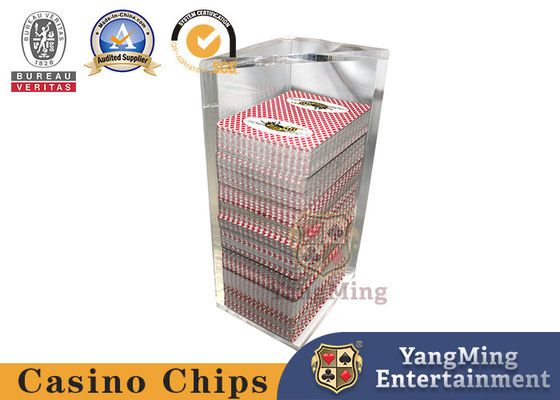 Ποιότητα Πλήρως διαφανές ακρυλικό 8 σετ από προσαρμοσμένα τραπέζια παιχνιδιών τριγώνου επιφάνειας τραπέζι αφαιρετικά κάρτα εργοστάσιο