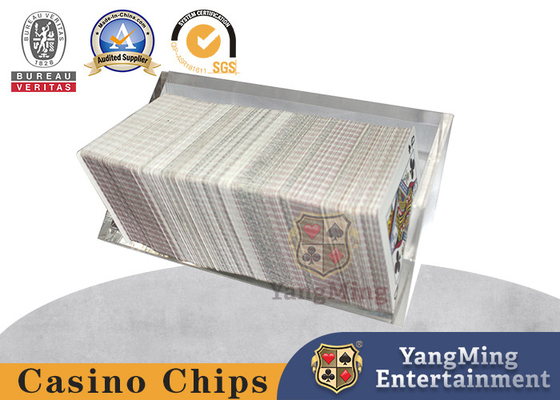 Fully Transparent Acrylic 8 Sets Of Custom Triangle Gaming Table Tabletop Discarded Card Holders