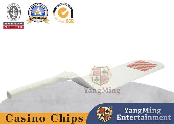 Club Custom-Made High-Quality ABS White Plastic Poker Card Plastic Card Gaming Table Give Card Shovel