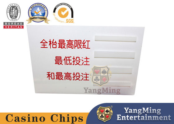 Jakość Dostosowane akcesoria do gier w kasynie Baccarat Tale na stole fabryka