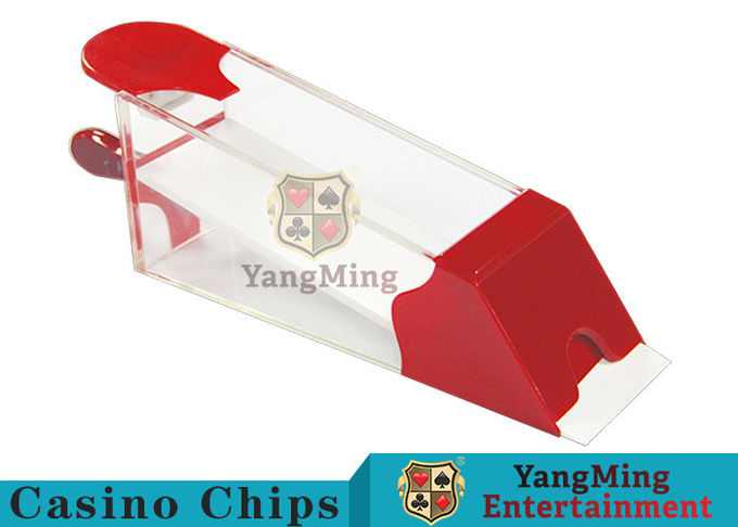 Acrylic Poker Card Dealing Shoe Professional Dealer for Home Blackjack Games